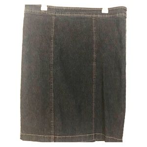 Denim Pencil Skirt
